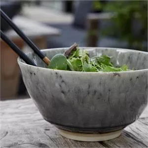 Costa Nova Madeira Grey Salad/Serving Bowl